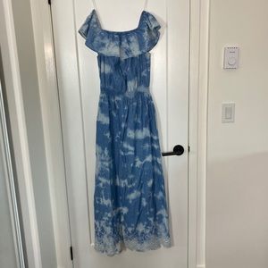 Off the shoulder tie dye dress